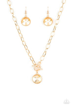 Load image into Gallery viewer, She Sparkles On - Gold Necklace Set