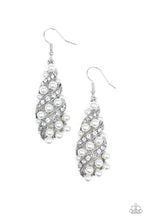 Load image into Gallery viewer, Ballroom Waltz - White Earrings