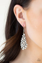 Load image into Gallery viewer, Ballroom Waltz - White Earrings