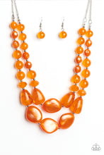 Load image into Gallery viewer, Beach Glam - Orange Necklace Set