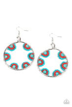 Load image into Gallery viewer, Off The Rim - Blue Earrings
