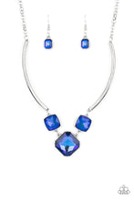 Load image into Gallery viewer, Divine IRIDESCENCE - Blue Necklace Set