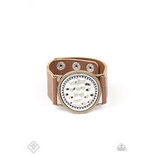 Load image into Gallery viewer, Hold On To Your Buckle - Brass & Silver Bracelet