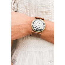 Load image into Gallery viewer, Hold On To Your Buckle - Brass & Silver Bracelet