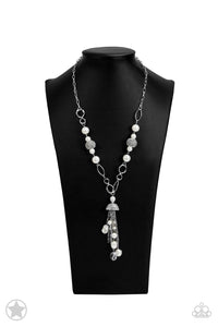 Designated Diva - White Necklace Set