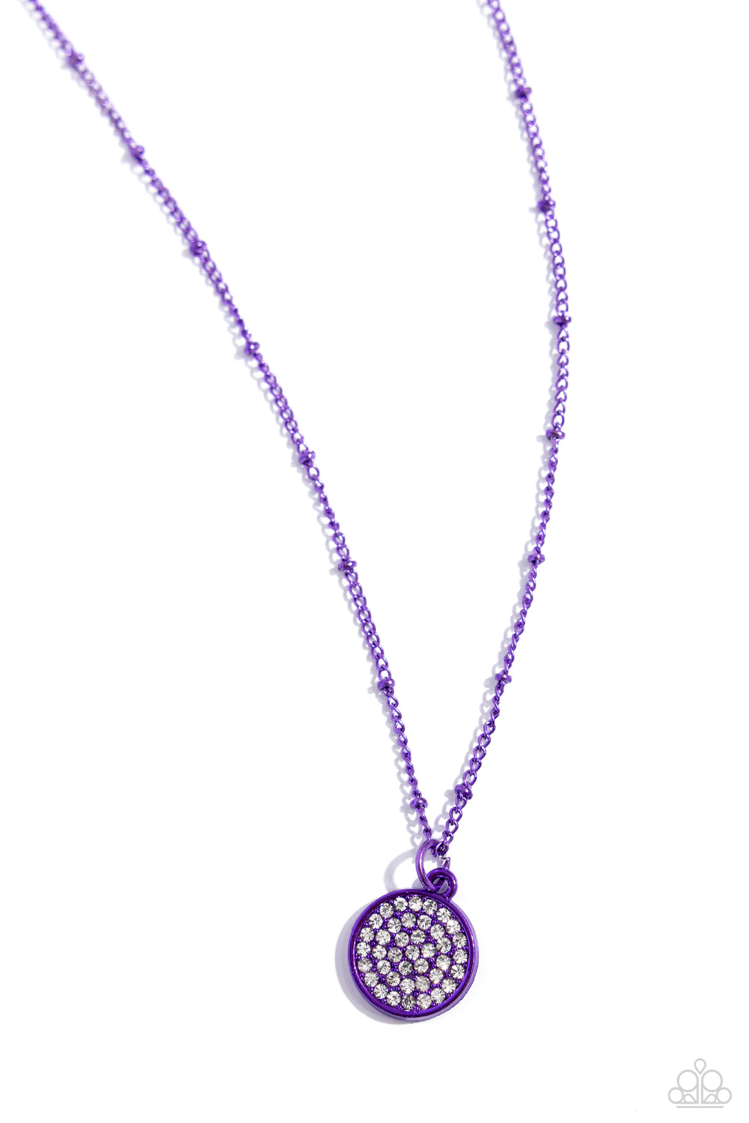 Bejeweled Basic - Purple Necklace Set