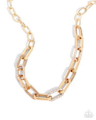 Understated Shimmer - Gold Necklace set