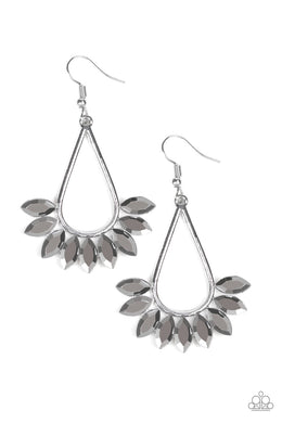 Be On Guard - Silver Earrings