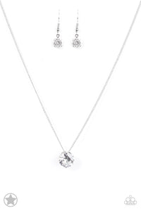 What A Gem - White Necklace Set