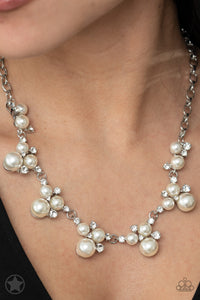 Toast To Perfection - White Necklace Set