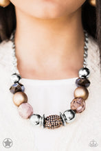 Load image into Gallery viewer, A Warm Welcome Brown Necklace Set