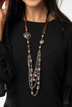 Load image into Gallery viewer, All The Trimmings - Brown Necklace Set