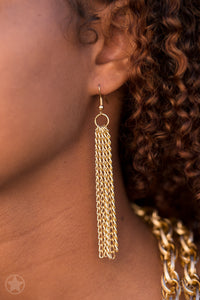 SCARFed for Attention - Gold Necklace Set