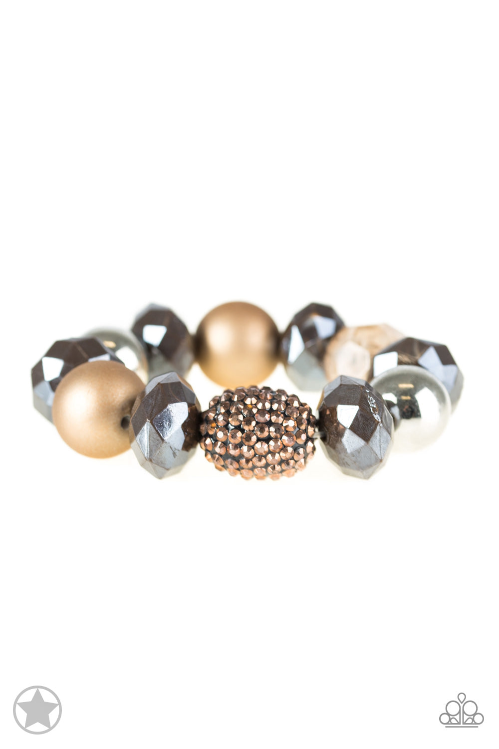 All Cozied Up Brown Bracelet