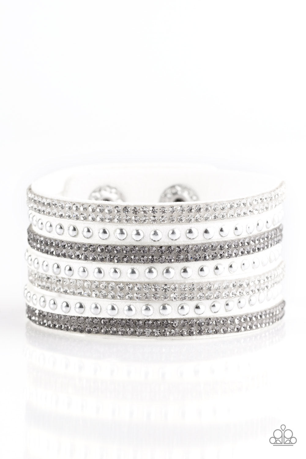 Victory Shine - White Bracelet