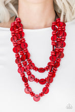 Load image into Gallery viewer, Barbados Bopper - Red Necklace Set