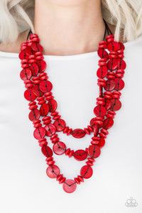 Barbados Bopper - Red Necklace Set