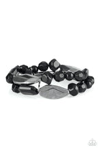 Load image into Gallery viewer, Rockin Rock Candy - Black Bracelet