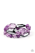 Load image into Gallery viewer, Rockin Rock Candy - Purple Bracelet