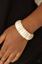 Load image into Gallery viewer, Peacefully Primal - White Bracelet