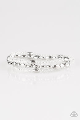 Hello Beautiful - White Bracelet