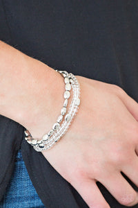 Hello Beautiful - White Bracelet