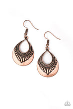 Load image into Gallery viewer, Totally Terrestrial - Copper Earrings