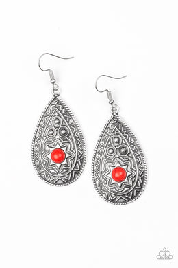 Summer Sol - Red Earrings