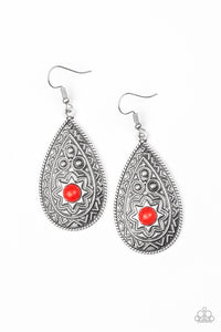 Summer Sol - Red Earrings