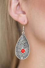 Load image into Gallery viewer, Summer Sol - Red Earrings