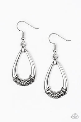 Trending Texture - Silver Earrings