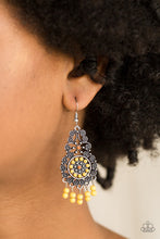 Load image into Gallery viewer, Courageously Congo - Yellow Earrings