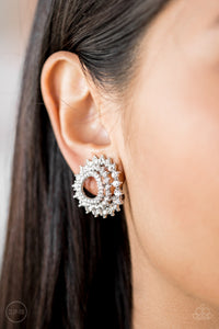 Buckingham Beauty - White Earrings