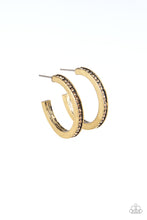 Load image into Gallery viewer, Hoop Haven - Brass Earrings