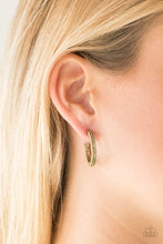 Load image into Gallery viewer, Hoop Haven - Brass Earrings