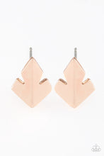 Load image into Gallery viewer, Fire Drill - Rose Gold Earrings