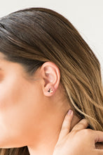 Load image into Gallery viewer, Fire Drill - Rose Gold Earrings