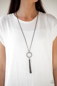 Straight To The Top - Black Necklace Set