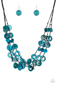 Wonderfully Walla Walla - Blue Necklace Set