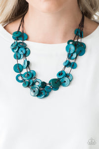 Wonderfully Walla Walla - Blue Necklace Set