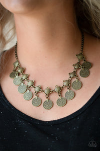 Walk The Plank - Brass Necklace Set