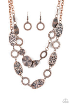 Load image into Gallery viewer, Trippin On Texture - Copper Necklace Set