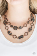 Load image into Gallery viewer, Trippin On Texture - Copper Necklace Set