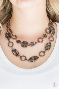 Trippin On Texture - Copper Necklace Set