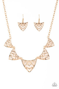 Welcome To The Lions Den - Gold Necklace Set