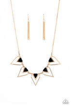 Load image into Gallery viewer, The Pack Leader - Gold Black Necklace Set