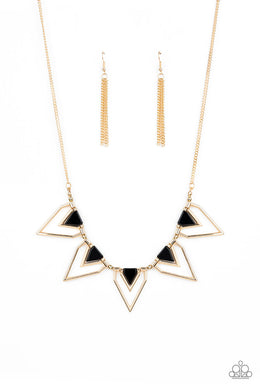 The Pack Leader - Gold Black Necklace Set