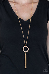 Straight To The Top - Gold Necklace Set