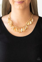 Load image into Gallery viewer, Fringe Fabulous - Gold Necklace Set