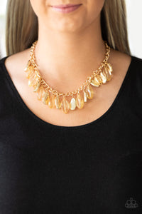 Fringe Fabulous - Gold Necklace Set